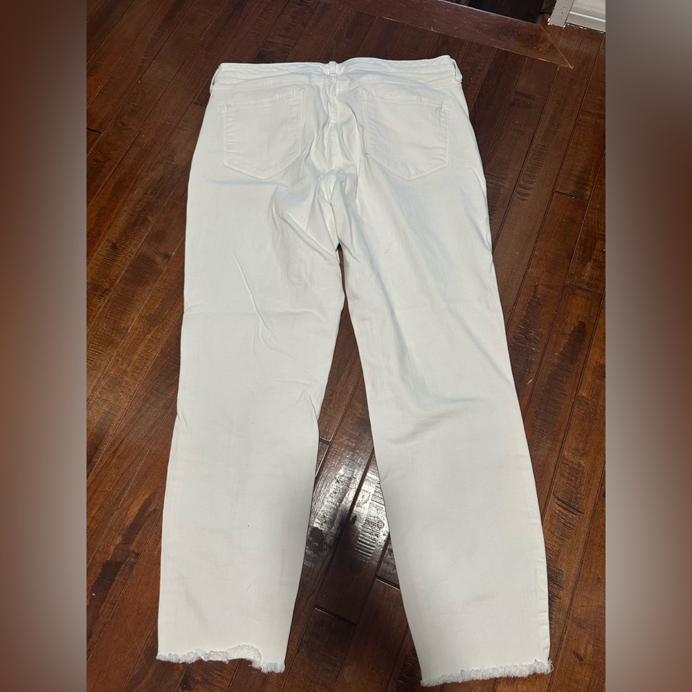 Nine West White Women's Straight-Leg Jeans